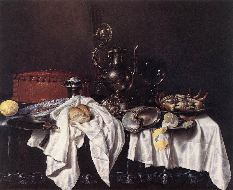  Still-Life with Pie, Silver Ewer and Crab sg